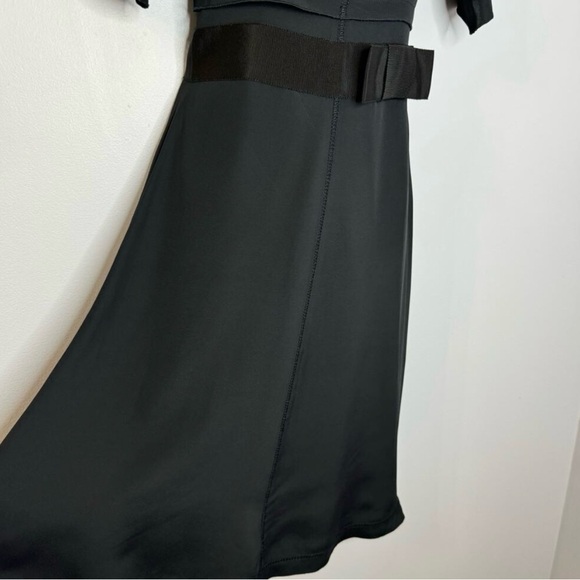 Gorgeous Prada Scoop Neck Fit and Flare Dress Short Sleeve Silk Blend 0 - Picture 7 of 15